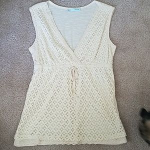 Lace tank top
